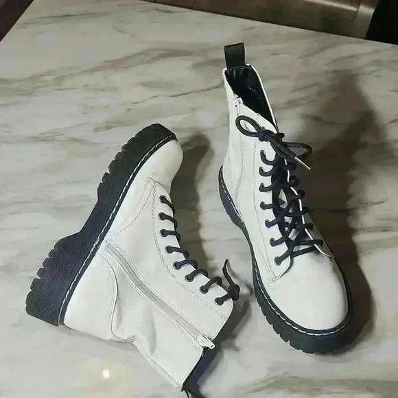 Sincerely Jewels size 7.5 white and black with zipoer - Picture 4 of 7